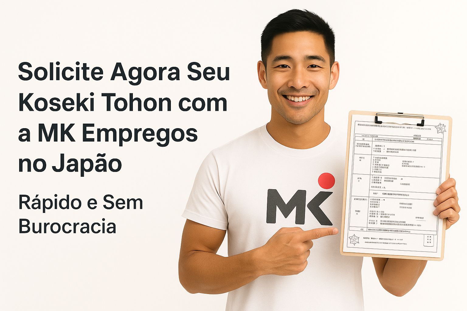 Koseki Tohon Solicitação Rápida e Segura no Japão