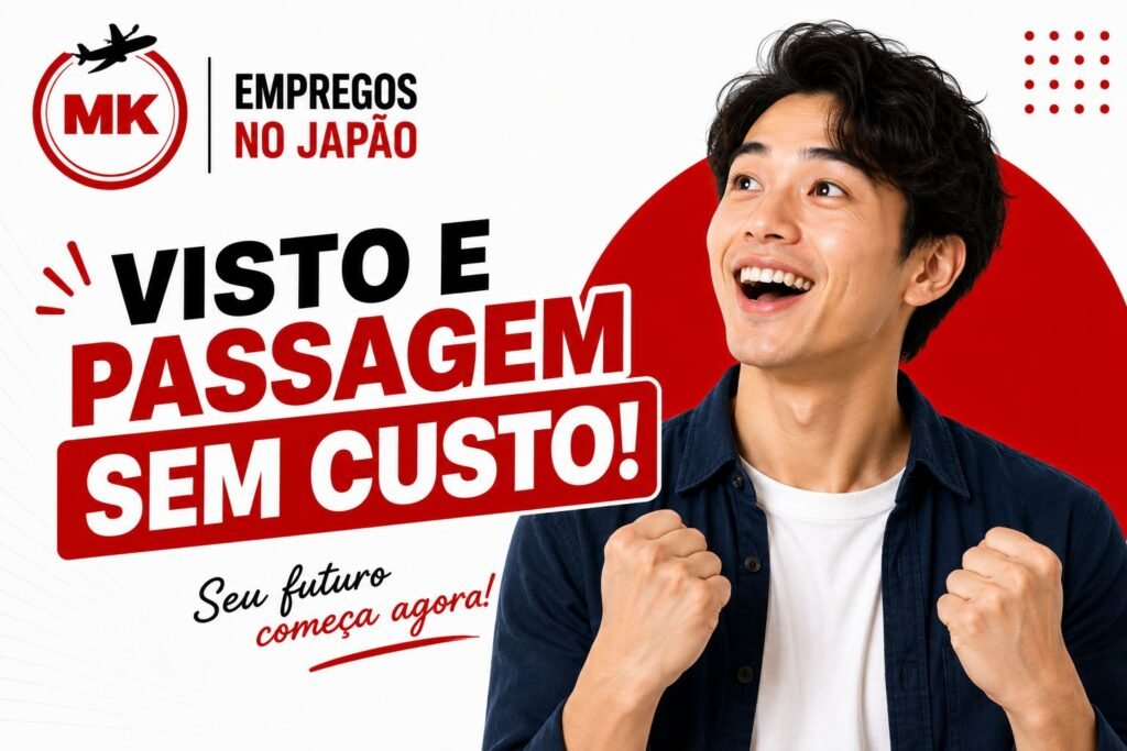 Empregos no Japão com Embarque imediato