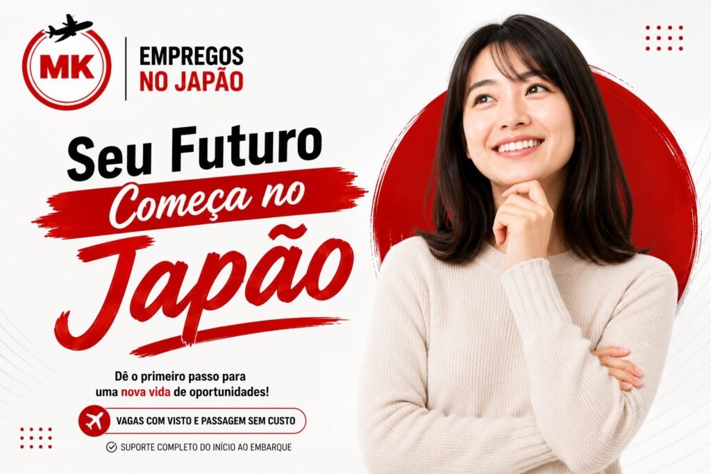 Vaga no Japão – Autopeças em Yamanashi para Casais (¥1.250/h)