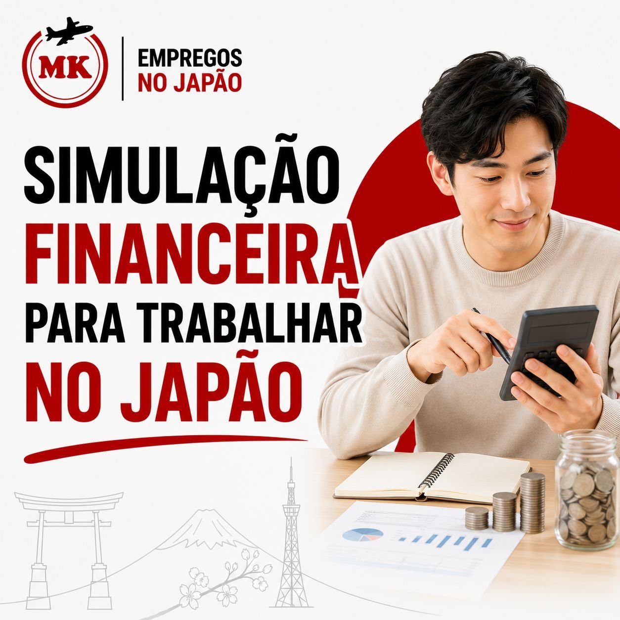 Simulação Financeira para Trabalhar no Japão